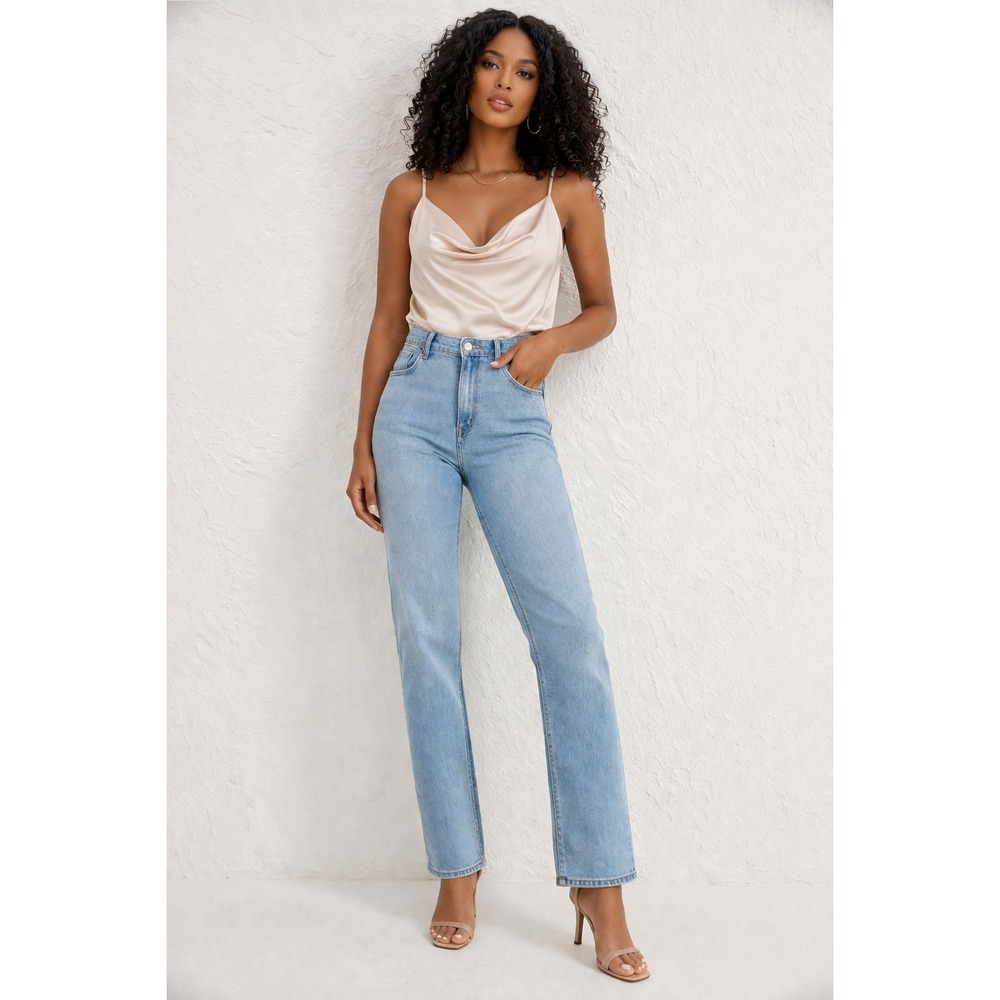 Abercrombie & Fitch Jeans 29 '90s Slim Straight Ultra High Rise Curve‎ Love